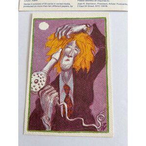 Artists' Postcards Series II 1978 Original Art Prints High-Quality Paper Collect